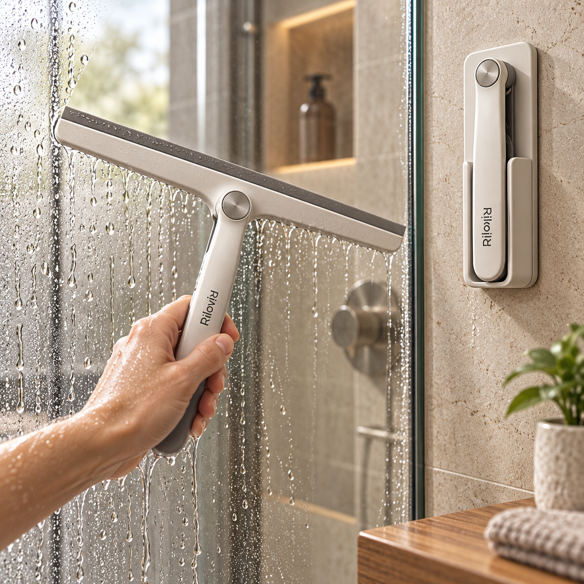 Rilovio FoldLine Shower Squeegee