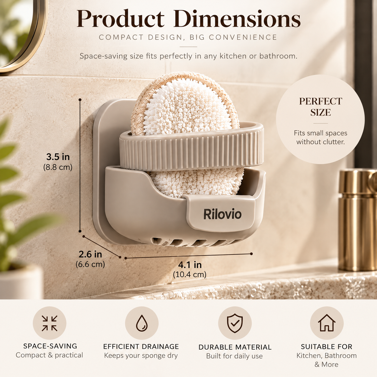 Rilovio SpinPress Cleansing Pad Holder